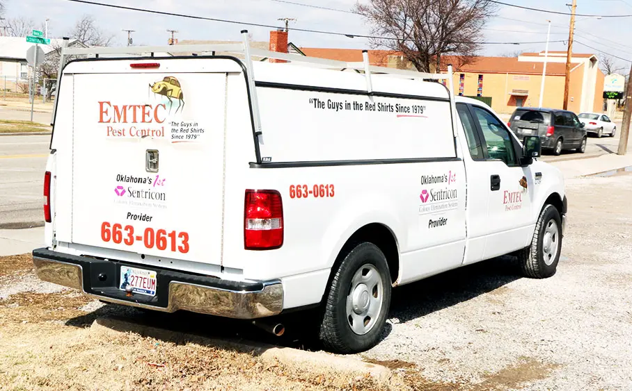 Emtec Pest Control truck