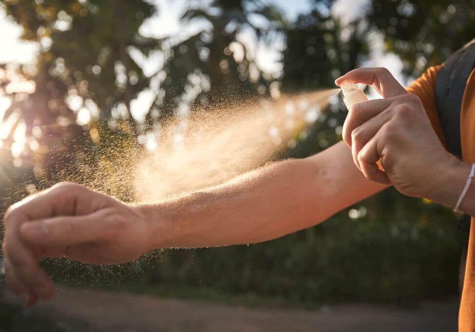 Prevention against mosquito bite in tropical destination