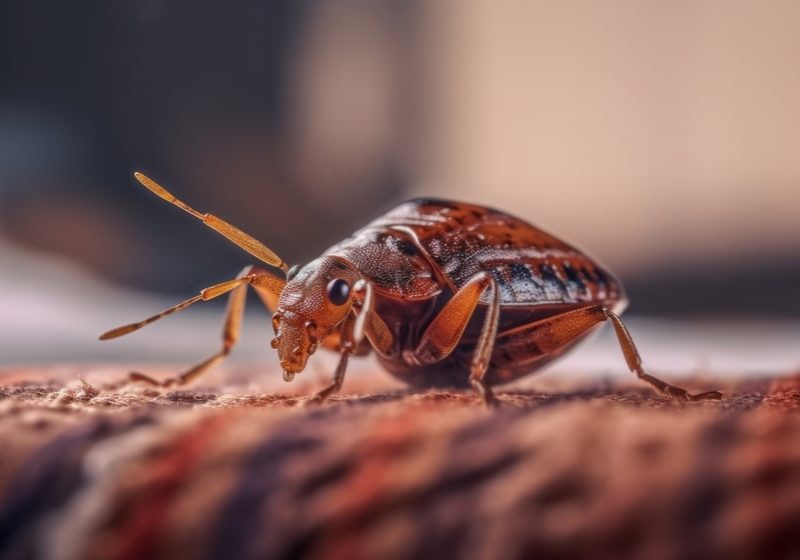 Bedbug,Close,Up,Of,Cimex,Hemipterus,-,Bed,Bug,On Bedbug Close up of Cimex hemipterus