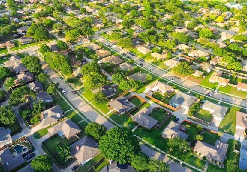 Parallel residential streets